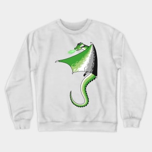 Fly With Pride, Dragon Series - Aromantic Crewneck Sweatshirt